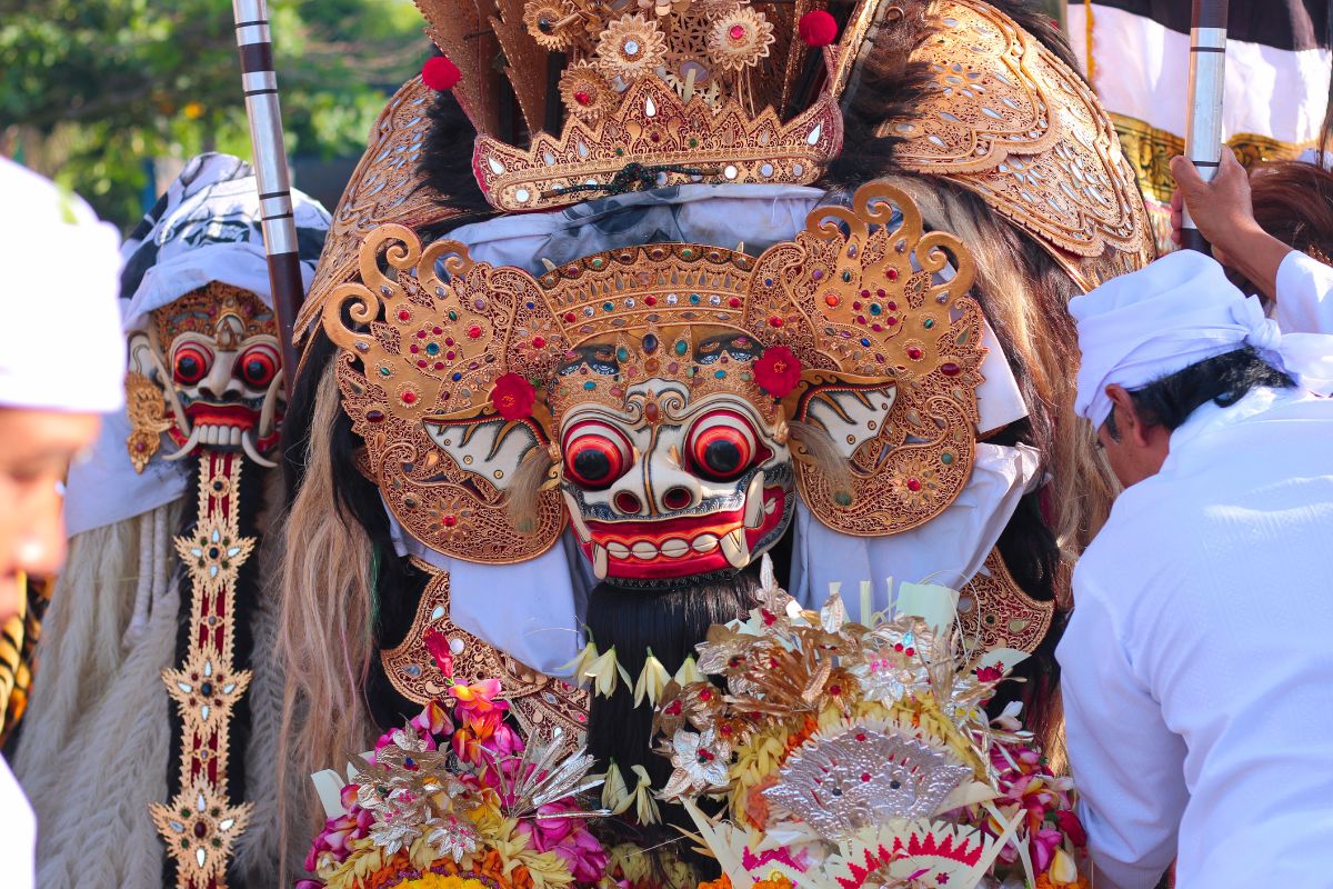 sacred barong dance performance