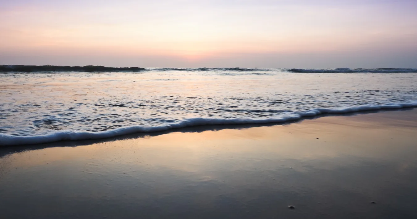 Sunset on Legian Beach in Bali