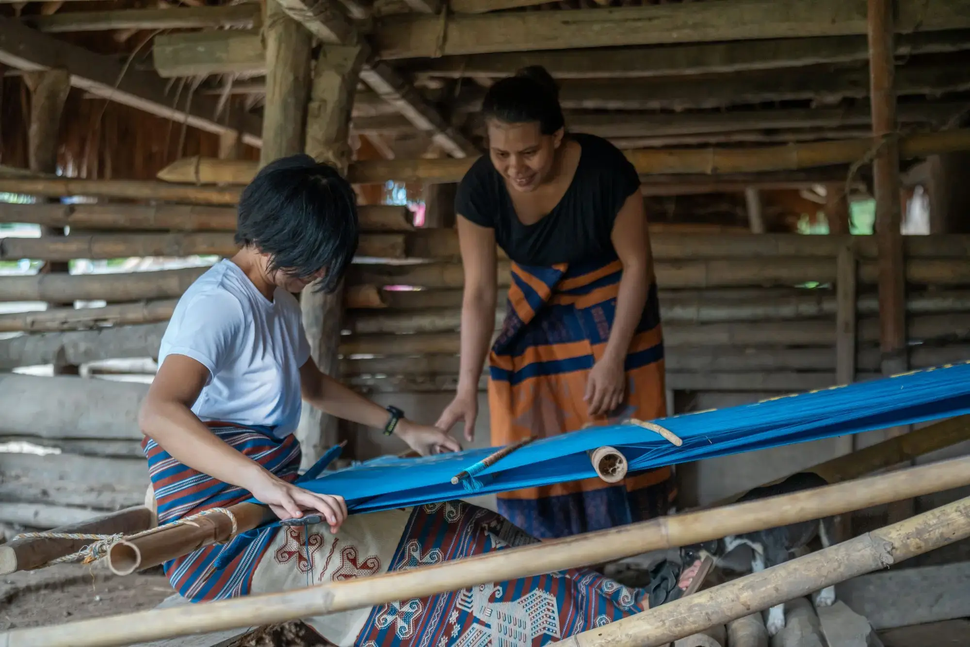 Ikat Weaving