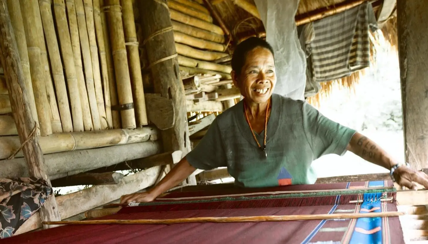 Ikat Weaving