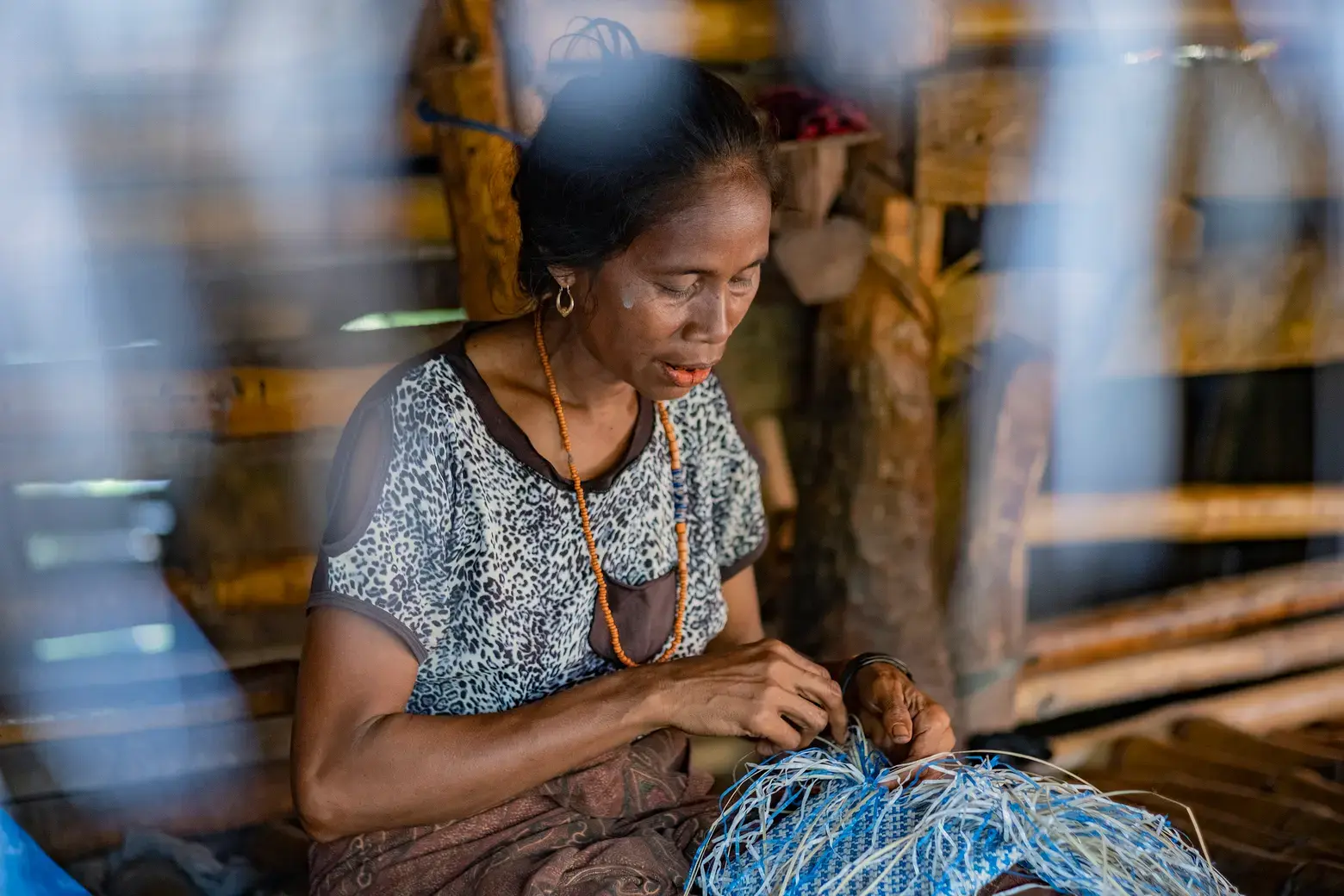 Ikat Weaving